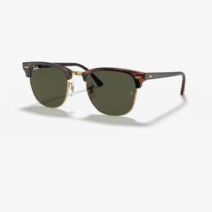 NWT RAY-BAN RB3016F Clubmaster Classic SUNGLASSES